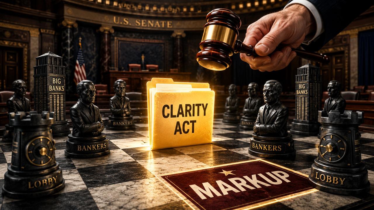 Banking lobby attempts to kill Clarity Act’s stablecoin progress as markup is scheduled for next week